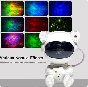 Projecteur d'étoiles LED moderne avec capteur de contrôle, <span class=keywords><strong>veilleuse</strong></span> pour chambre à coucher, plafond, changement de couleur automatique, nébuleuse, nuage, télécommande - Product Image 2