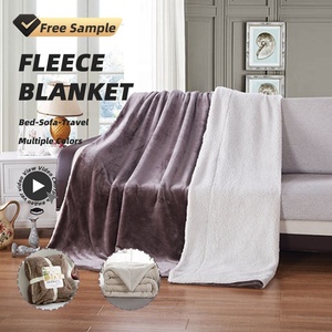 Lujo acogedor esponjoso Bedsure Bliss calidez gruesa doble capa Nap Sherpa felpa manta Plain <span class=keywords><strong>Leece</strong></span> todas las estaciones al por mayor - Product Image 1