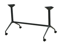 Pieds de table rectangulaires noirs en aluminium robustes, grande taille, les plus vendus, pour mobilier moderne, salles de formation et chambres à coucher