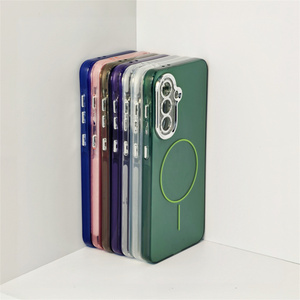 Sang trọng Magnetic Cover quay lại trường hợp điện thoại cho Sansung Galaxy S24 cộng với S22 siêu A53 54 không dây sạc điện thoại trường hợp - Product Image 2