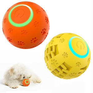 Yeni elektrikli Pet oyuncak otomatik haddeleme topu köpekler için sızıntı gıda zıplayan köpek topları köpek interaktif oyuncak - Product Image 1