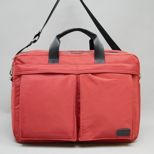 Vente chaude d'usine Design de mode Durable Polyester Multi compartiments Porte-documents brique rouge Unisexe Cross body Bag - Product Image 2