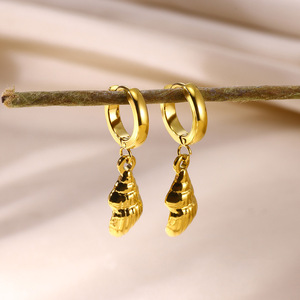 YWXS mode plage marine océan série <span class=keywords><strong>langman</strong></span> série étoile de mer conque dauphin crabe tortue pendentif boucles d'oreilles pour les femmes en gros - Product Image 4