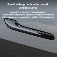 Poignée de Porte Antigel pour Voiture pour Tesla Model Y/3/3+ Highland 2024 Cache Poignée de Porte Anti-Givre Pièces de Modification Automobile