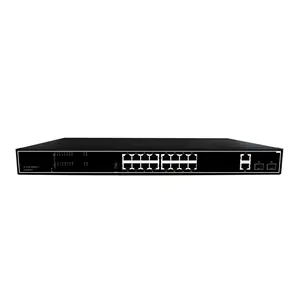 CVT Wholesale Rack-Mountable 20 Ports full Gigabit Ethernet Unmanaged 2 1000M Uplink SFP Network Switch