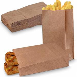 Bolsas de Papel Kraft Resistentes y Duraderas que Mantienen los Alimentos Frescos, Bolsas de Papel Perfectas para Compras, Bolsas de Papel para Compras al por Mayor - Product Image 1