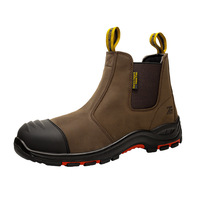 Chaussures de travail de sécurité aux normes européennes pour hommes Chaussures de protection isolées à enfiler avec bout composite anti-écrasement et anti-crevaison