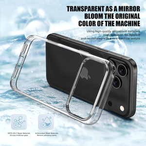 <span class=keywords><strong>Custodia</strong></span> <span class=keywords><strong>Protettiva</strong></span> Trasparente in Acrilico di Alta Qualità per Apple iPhone 17 Pro Max, Antiurto, in Sacchetto OPP - Product Image 2