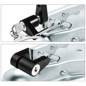 Conector para Remolque de Camión, Accesorios para Camiones, Remolque, Candado Antirrobo de Aleación de Zinc de 1/4 de Pulgada con Llave - Product Image 4