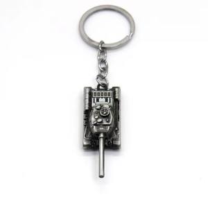 Pendentif de voiture unique pour homme, avec un modèle de porte-clés de char T34 creux de la seconde guerre mondiale, adapté, un petit porte-clés cadeau - Product Image 6