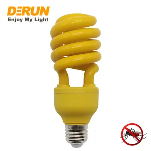 OEM lampu neon penangkal nyamuk, lampu tabung lurus Spiral serangga, lampu neon, CFL-YELLOW 15W 20W 25W 30W 36W