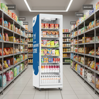 Máquina Expendedora Inteligente GS Vending con Pago con Tarjeta, Combinación de Snacks y Bebidas, SDK, WiFi, Monitorización Remota, EE. UU.