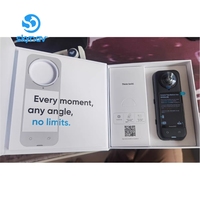 Caméra d'action miniature Hongdak Insta 360 X5 8K 30m étanche, grand angle 360°, zoom 10x, pour la plongée et la moto
