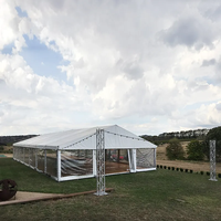 Tentes d'auvent d'événement les moins chères transparentes pour la grande tente extérieure de partie de chapiteau de Marquette de mariage