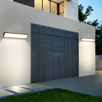 Promotion : Lampes murales LED cylindriques linéaires étanches IP65 12W 27W 50W, couleur unique rouge/vert/bleu/jaune/violet, à fixer en surface