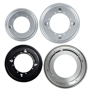 Base de tocadiscos hueca redonda giratoria de 360 grados placas giratorias tocadiscos de mesa - Product Image 5