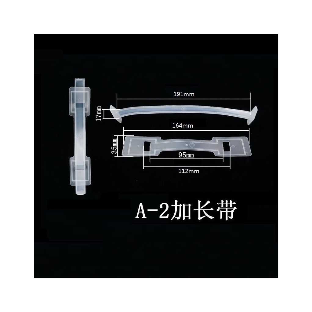 Factory Outlet Plastic Handle Grip Corrugated Box Plastic Handle