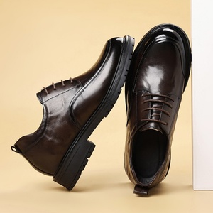 Zapatos de Vestir Formales y Casuales de Estilo Británico Coreano para Hombre, Transpirables, Multiusos, Ideales para Padrinos de Boda, Zapatos de Moda - Product Image 1
