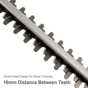 Taille-haie électrique sans fil portatif double de 510 mm, alimenté par <span class=keywords><strong>batterie</strong></span> au lithium 18V 20V, pour la taille et le bordage des jardins (OEM) - Product Image 3