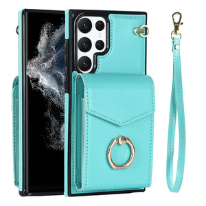Per samsung s24 s23 s22 s21 s20 ultra plus note 20 <span class=keywords><strong>a71</strong></span> <span class=keywords><strong>cover</strong></span> posteriore di lusso custodia a portafoglio in pelle per le donne ragazze - Product Image 1