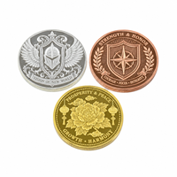 Médaille personnalisée en alliage de zinc 3D, motif Chevalier Gardien du Royaume, pièce de défi, médaille commémorative en cuivre antique, souvenir pour cadeau