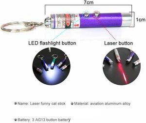 Vente directe d'usine, jouet laser interactif pour chat, lampe torche LED, pointeur laser infrarouge, jouet laser en métal, alliage d'aluminium, couleurs mélangées, personnalisable - Product Image 5