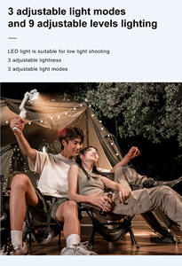 Estabilizador de trípode plegable A10 de 360 grados, soporte móvil <span class=keywords><strong>para</strong></span> teléfono inteligente, cardán profesional <span class=keywords><strong>para</strong></span> teléfonos móviles - Product Image 6