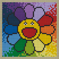 Blocs de construction Pixel Art 48x48 points, briques 1x1, portraits muraux, décoration DIY pour la maison, compatibles avec les jouets et cadeaux LOGO