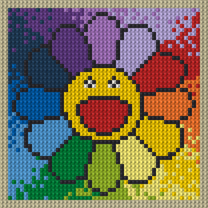픽셀 아트 블록 48x48 도트 브릭 1x1 DIY 벽면 장식 인테리어 소품 (레고 호환) - Product Image 6