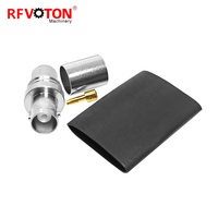 Connecteurs RF Femelle Droits BNC Sans Soudure à Sertir (EZ) pour Câbles RG8, LMR-R400, RG214, RG213, H1000
