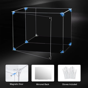 Vitrina de Acrílico Transparente Personalizada para Coleccionables, Caja de Exhibición de Acrílico con Puerta Magnética para Exhibir Figuras, Muñecas, Juguetes, <span class=keywords><strong>Lego</strong></span> - Product Image 4