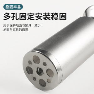 Patas de Muebles de Aleación de Aluminio, Soporte Ajustable para Gabinetes, Diseño Minimalista Resistente para Armarios, Mesas y Sofás - Product Image 4