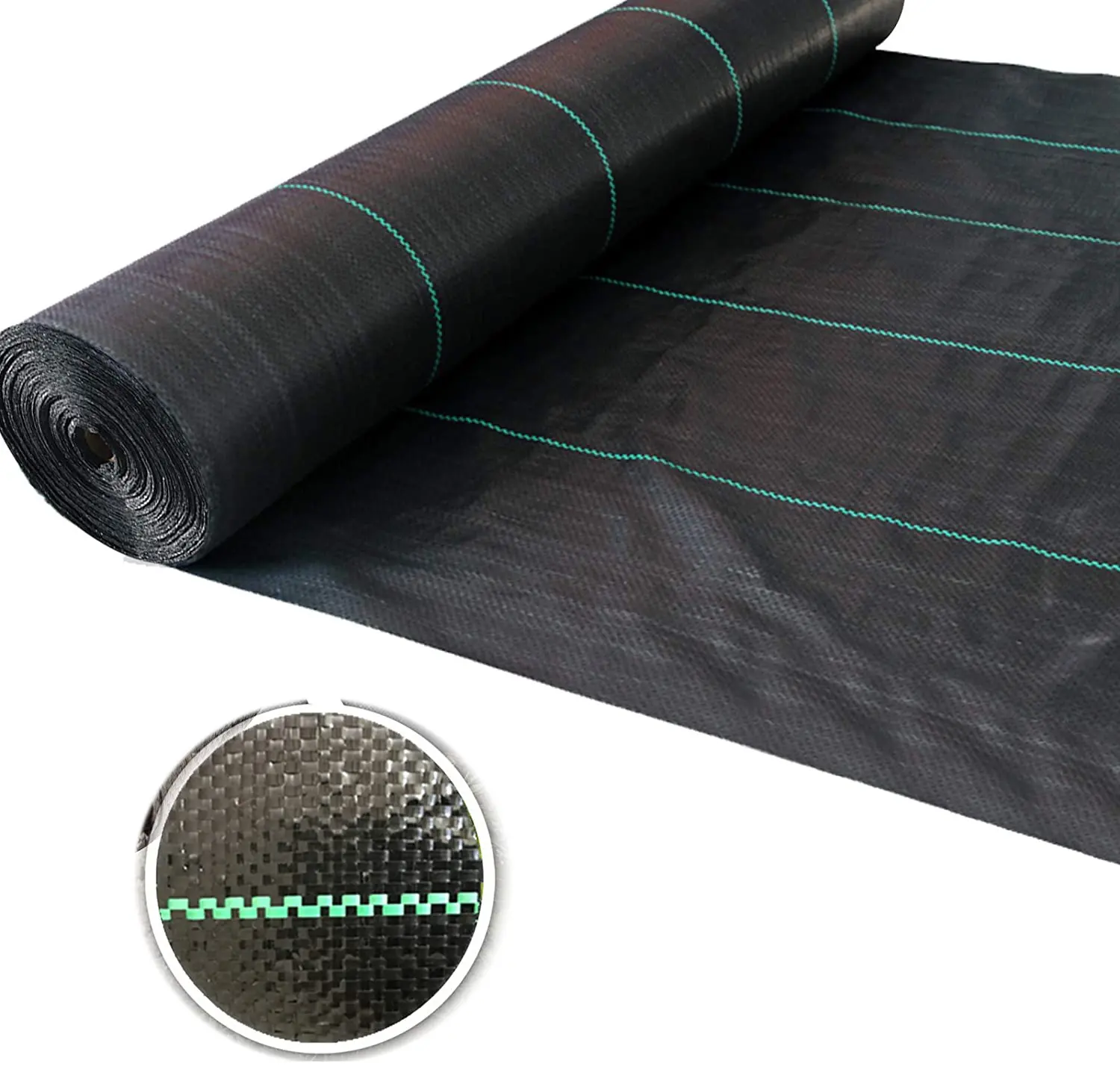 Landscape Fabric Weed Barrier Mat High Permeability Woven Weed Blocker Weed Control Mat Agricultural Ground Cover