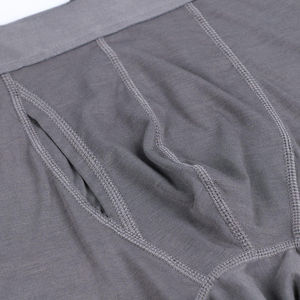 Ropa interior de pierna larga para hombre personalizada al por mayor, Bóxer deportivo suave de Modal transpirable de talla grande para hombre - Product Image 5