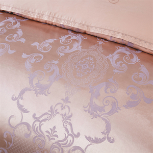 European Luxury Satin Jacquard Duvet Cover 100 Cotton <b>Bedding</b> Set Washable Home Use 200X230cm 220x240cm - Product Image 2