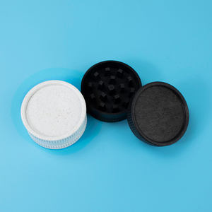 RTS Beyoulabs Eco-friendly 55mm 2layers Plant Fibre <b>Grinder</b> Full Biodegradable Multi-color Dry Tobacco <b>Grinders</b> - Product Image 4