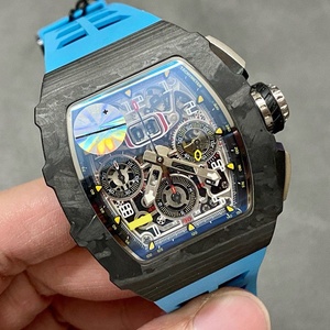 นาฬิกาข้อมือจักรกลอัตโนมัติรุ่น 11-03 คุณภาพสูง ขายดีประจำปี 2026 ดีไซน์ทรงโค้ง กระจกแซฟไฟร์ แนวลำลอง สปอร์ต โชว์กลไก - Product Image 2