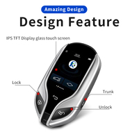 Llave Inteligente para Auto con Pantalla LCD y Control por Aplicación de Smartphone con Bluetooth, para Arranque Remoto, Encendido y Entrada sin Llave, 12V, Novedad 2022