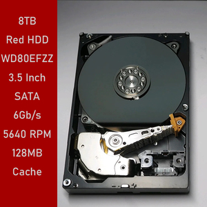 Disco Duro NAS Red Plus de 8 TB y Bajo Ruido <span class=keywords><strong>WD80EFZZ</strong></span>, 5640 RPM, 128 MB de Caché, Interfaz SATA 3.0 de 6 GB/s, Almacenamiento en Red para el Hogar y Pequeñas y Medianas Empresas - Product Image 3
