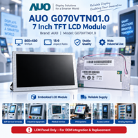 Module d'affichage LCD de remplacement AUO G070VTN01.0, 7 pouces, 800x480, TFT LCD, LVDS, pour équipement de contrôle industriel