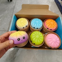 G USA Squishy Dumpling en mousse à remontée lente, thème 4 juillet, anti-stress, jouet sensoriel Fidget pour un plaisir débridé