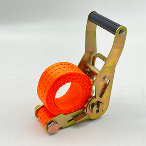 Correa de trinquete de poliéster de 38 mm de alta resistencia para amarre de carga en camiones - Product Image 3
