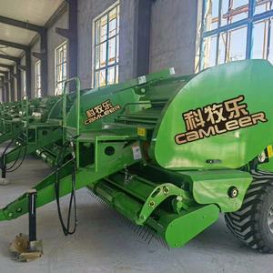 Machine agricole, presse à balles rondes de grande taille avec boîte de vitesses, puissance 80 CV, 18 rouleaux, haute productivité pour les pâturages, l'ensilage et le foin - Product Image 1