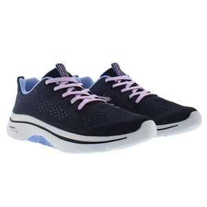 รองเท้าเดินสำหรับผู้หญิง Skechers Go Walk Arch Fit 2.0 สีดำ-น้ำเงิน - Product Image 2