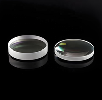 Objectif doublet achromatique convexe à revêtement AR OEM ODM 5mm 12mm 15mm 17mm K9/BK7 400-700nm pour vision industrielle laser