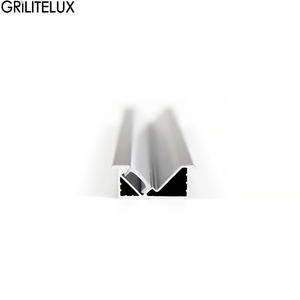 Barre lumineuse LED à 45 degrés pour sous-meuble, éclairage invisible intégré pour étagères de bibliothèque, armoires et étagères, éclairage dissimulé - Product Image 5