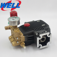 Pompa Plunger Triplex Bensin Tekanan Tinggi WEITE 1507A 220Bar 3.4GPM Heavy Duty untuk Cuci Mobil & Industri Optik