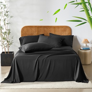 U.S. esportazione transfrontaliera del commercio estero 100% lenzuola da letto esclusive in fibra di bambù con rivestimento in tessuto moderno - Product Image 2