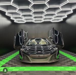 Заводская продажа дома и коммерческих сотовых светодиодных светильников, шестигранные светодиодные светильники для гаража и мастерской - Product Image 3