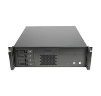 Boîtier de serveur compact 3U pour montage en rack, lecteur optique 5,25\", boîtier d'ordinateur industriel en plastique MATX, facteur de forme Mini-ITX en stock
